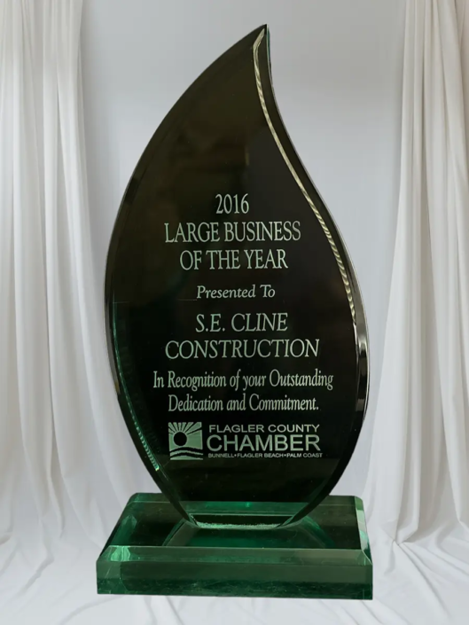 2016 Large Business of the year