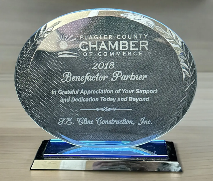 2018 Flagler Chamber Benefator Partner